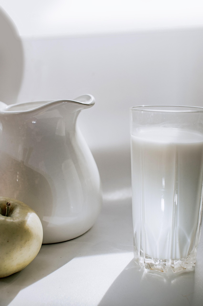 goat milk glass